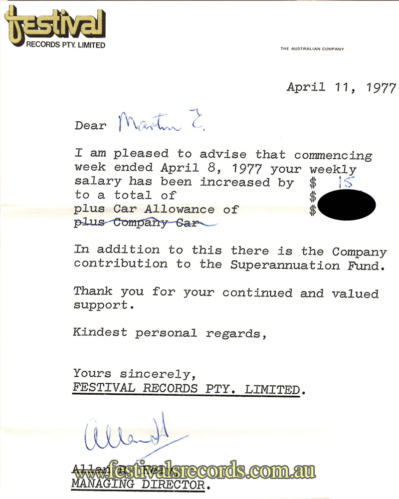 Martin Erdman Payrise
