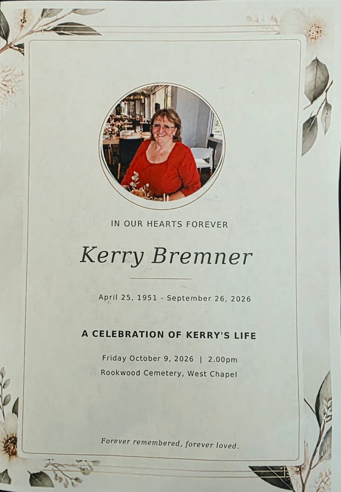 Kerry Bremner 1
