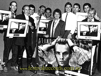 Festival Records Sting Sales Award