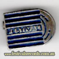 Festival Records old Badge