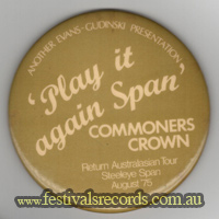 Steeleye Span Aug 75 Pin