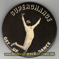 Supercharge Get Up 1977 Pin