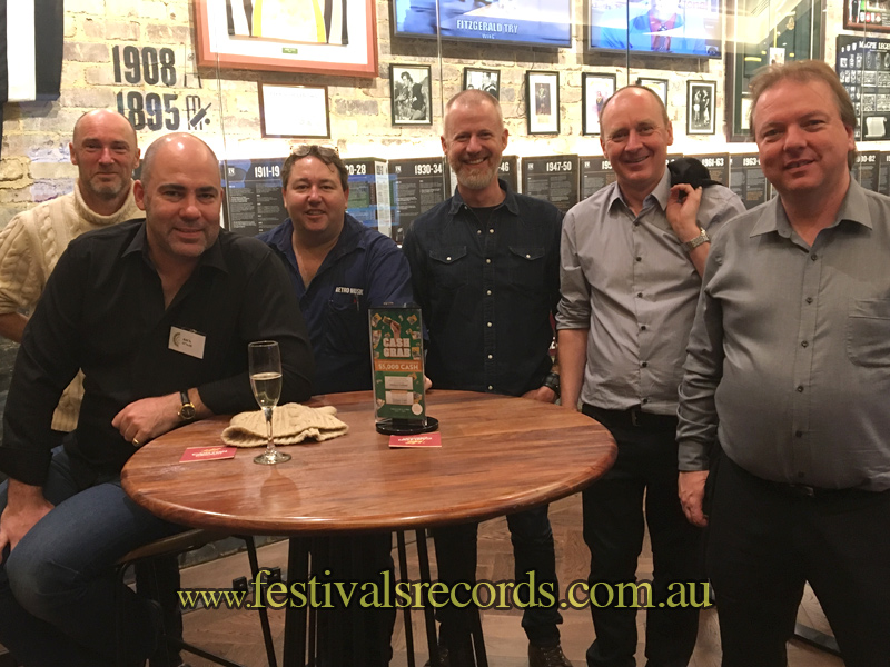 Festival Records Studio & Mastering staff. William Bowden, Rick O'Neil, Glenn "MAGOO" Aird, David Tomley, Rick Cameron, Ian Duncan RM2979